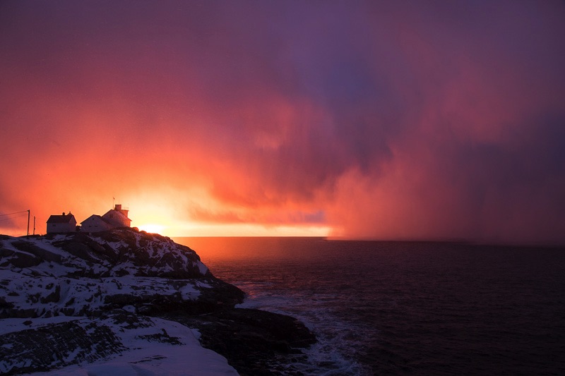 winter on the Lofoten islands